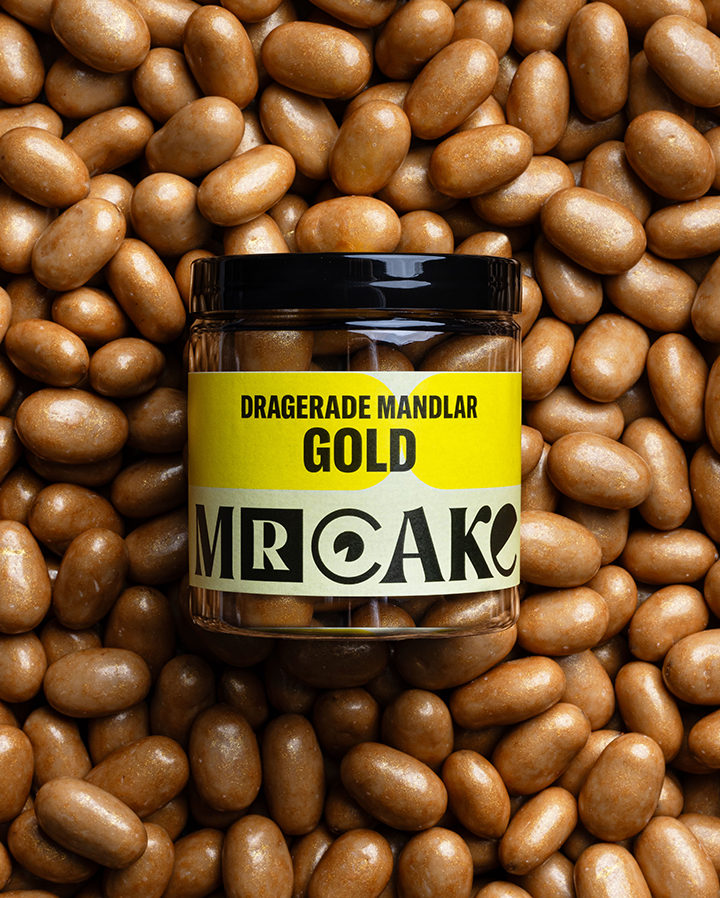 DRAGERADE MANDLAR - GOLD i gruppen ALLA PRODUKTER hos MR CAKE (450000)