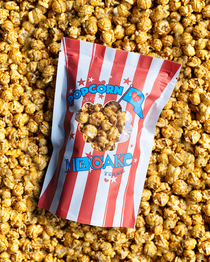 SALTED CARAMEL POPCORN i gruppen ALLA PRODUKTER / SWEET SNACKS hos MR CAKE (450006)