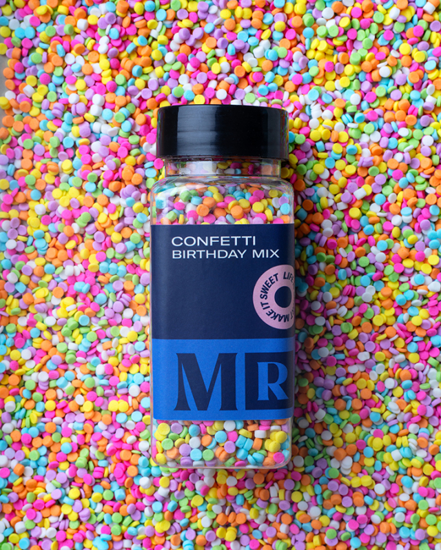MR Cake Strössel - Confetti Birthday Mix (Small) - Färgglad mix