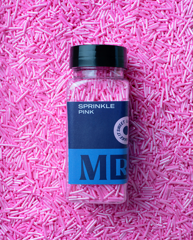 MR Cake Strössel - Sprinkle Pink - Rosa stavar