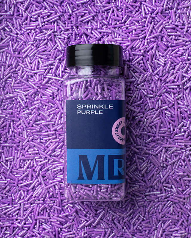 MR Cake Strössel - Sprinkle Purple - Lila stavar