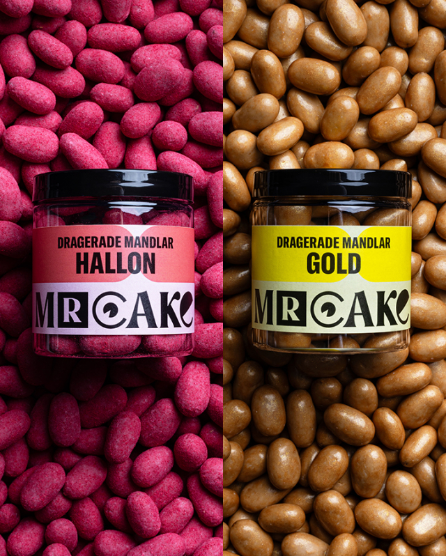 2-PACK DRAGERADE MANDLAR eller LAKRITS från MR Cake