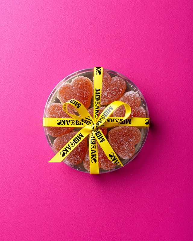 GELEHJÄRTAN med passionsfrukt (8 st)