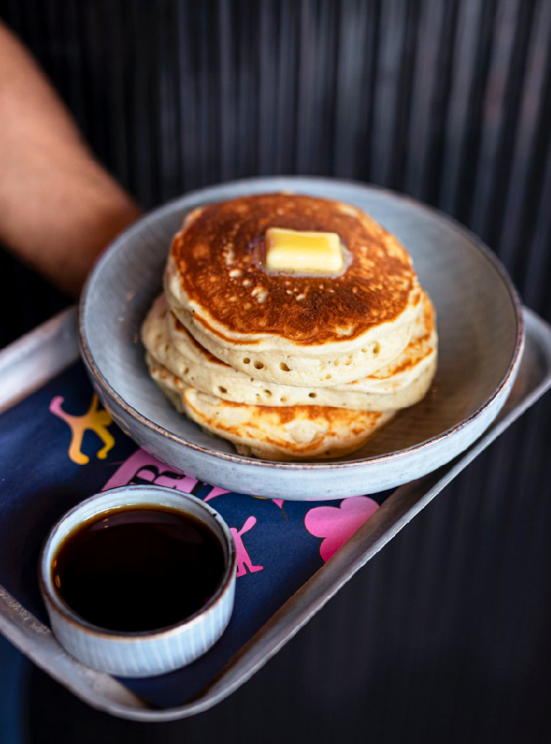 Pancake frukost på MR Cake