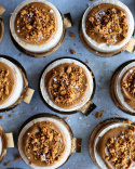 CARAMEL CHEESECAKE vegan bakelse