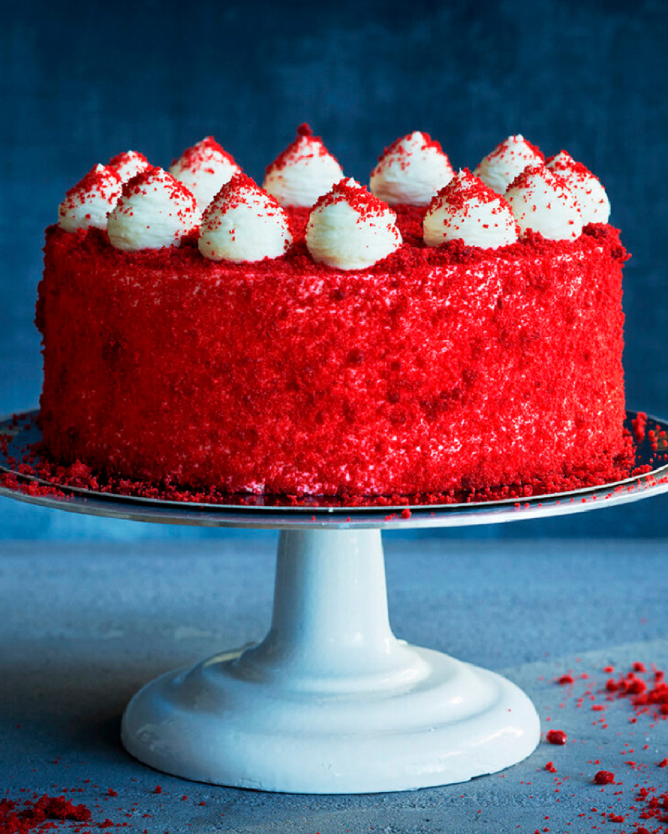 Köp RED VELVET CHEESECAKE tårta Hos MR Cake