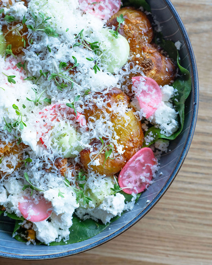 Smashed potato