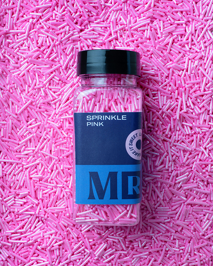 MR Cake Strössel - Sprinkle Pink - Rosa stavar i gruppen ALLA PRODUKTER / HAPPY BAKING hos MR CAKE (440015)