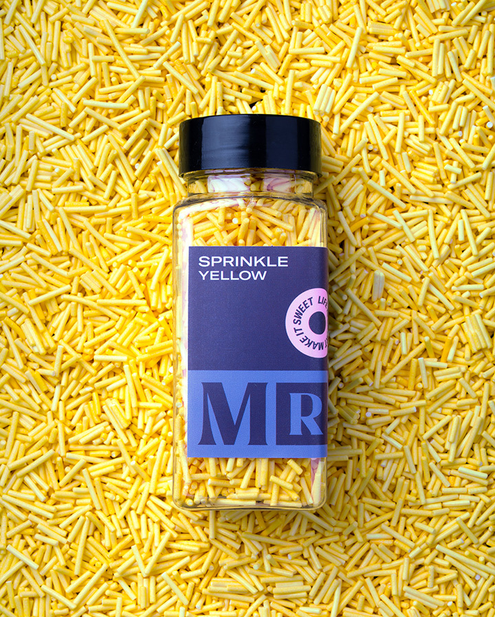 Sprinkle Yellow - Gula stavar i gruppen ALLA PRODUKTER / HAPPY BAKING hos MR CAKE (440034)