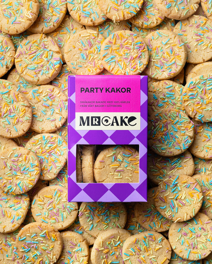 SMÅKAKOR - PARTY i gruppen ALLA PRODUKTER / SMÅKAKOR hos MR CAKE (450080)